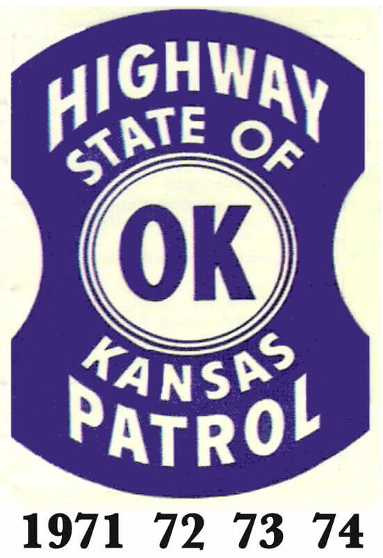 (image for) 1971-1974 Kansas Inspection Sticker
